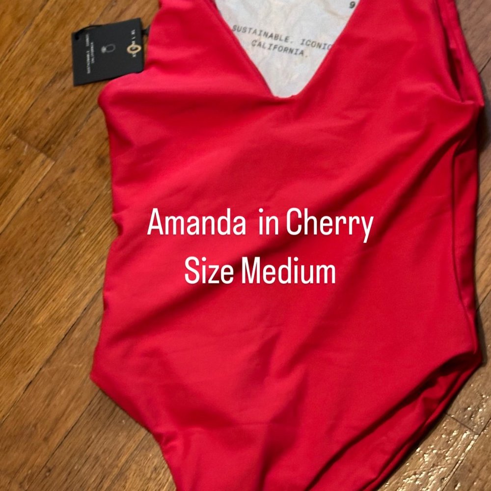 SKATIE swim Amanda one piece in Cherry Size Medium